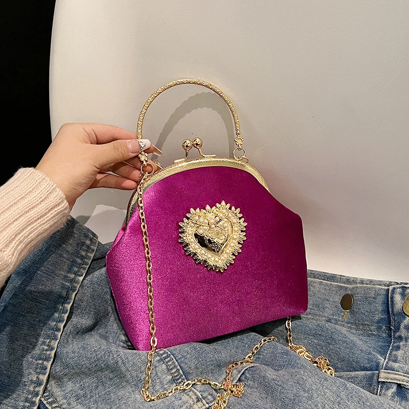 Kettingen Fluwelen Frame Hart  - Women Bags Sale recensie en prijs