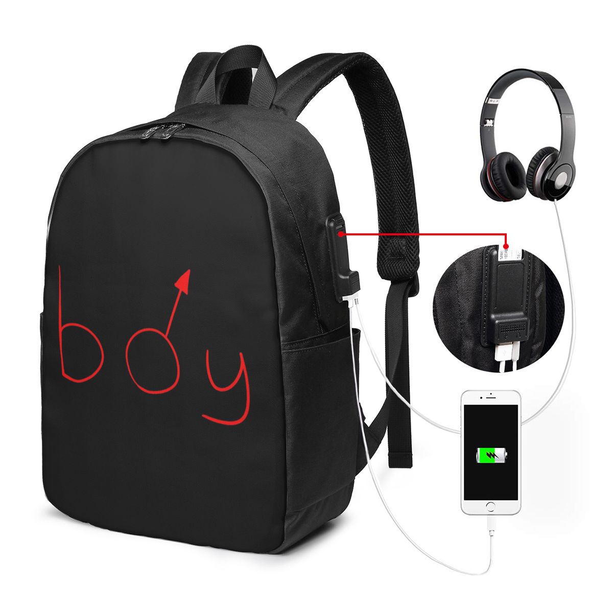 Boymoder Hoed en shirt Rugzak  - Women Bags Laptop recensie en prijs