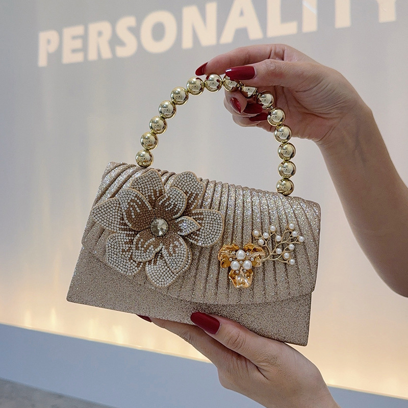 Gouden sprankelende diamanten  - Women Bags Golden recensie en prijs