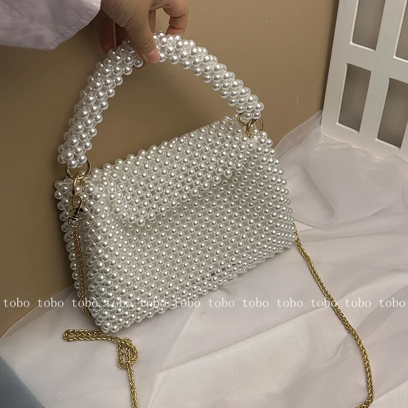 Ins Superlatieven Parel Kraal  - Women Bags Golden recensie en prijs