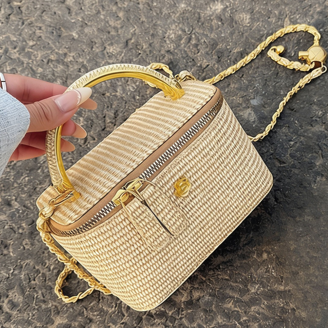2026 nieuwe geweven patroon ta - Women Bags Golden recensie en prijs